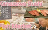 Sushi in Kanazawa fish market